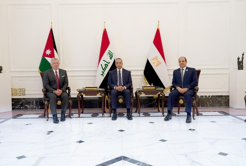 بغداد:انطلاق اعمال القمة الثلاثية(صور)