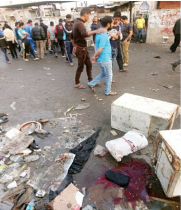 انفجار عبوة ناسفة فى سوق شعبى بمدينة الصدر شرقى العاصمة بغداد