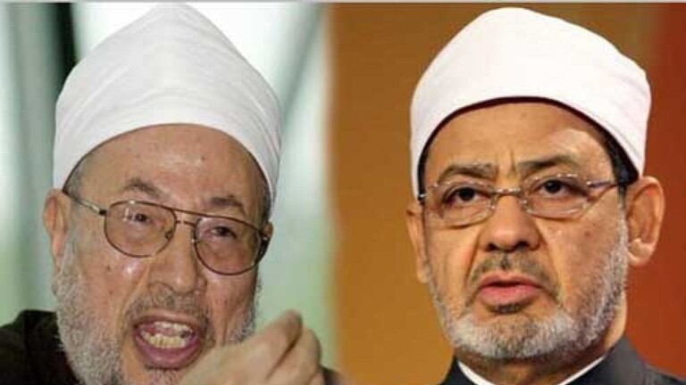 مصر.. دعوى ضد شيخ الأزهر بسبب القرضاوي