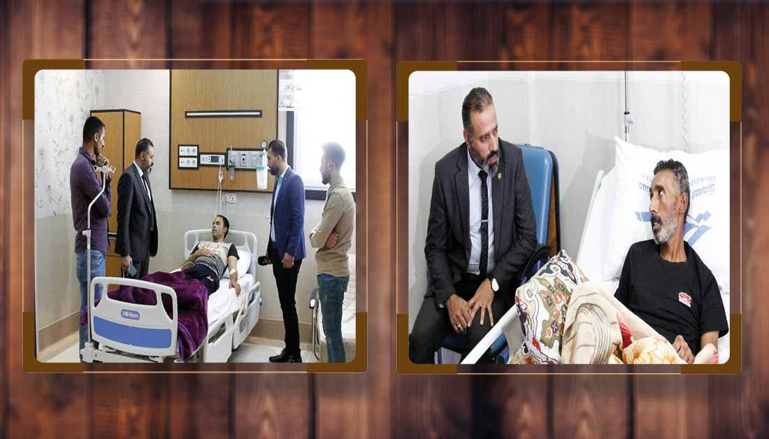 كربلاء:العتبة الحسينية تعالج جريحين من القوات الامنية بمستشفى الإمام زين العابدين على نفقتها