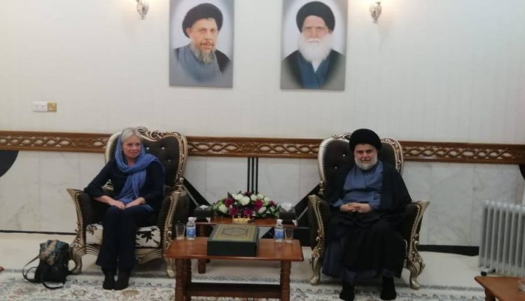 بلاسخارت تلتقي الصدر في النجف