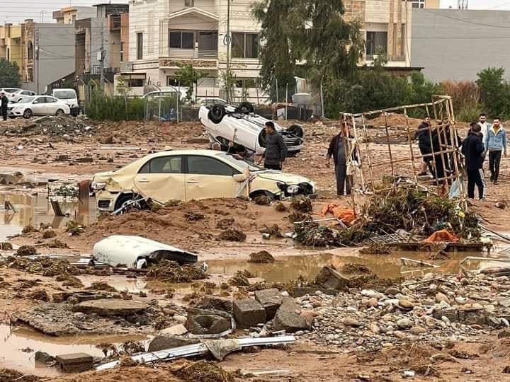 بالصور:هذا ما خلفته السيول في محافظة أربيل شمال العراق