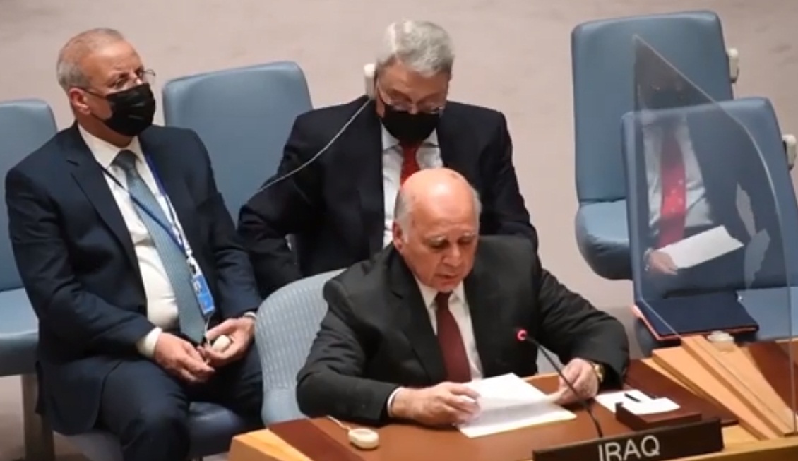 بالفيديو:النص الكامل لكلمة جمهورية العراق في جلسة مجلس الامن حول غلق ملف التعويضات