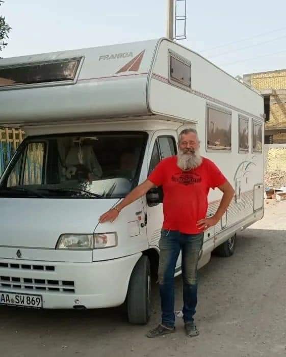 بالصور:العراق يحقق حلم سائح ألماني