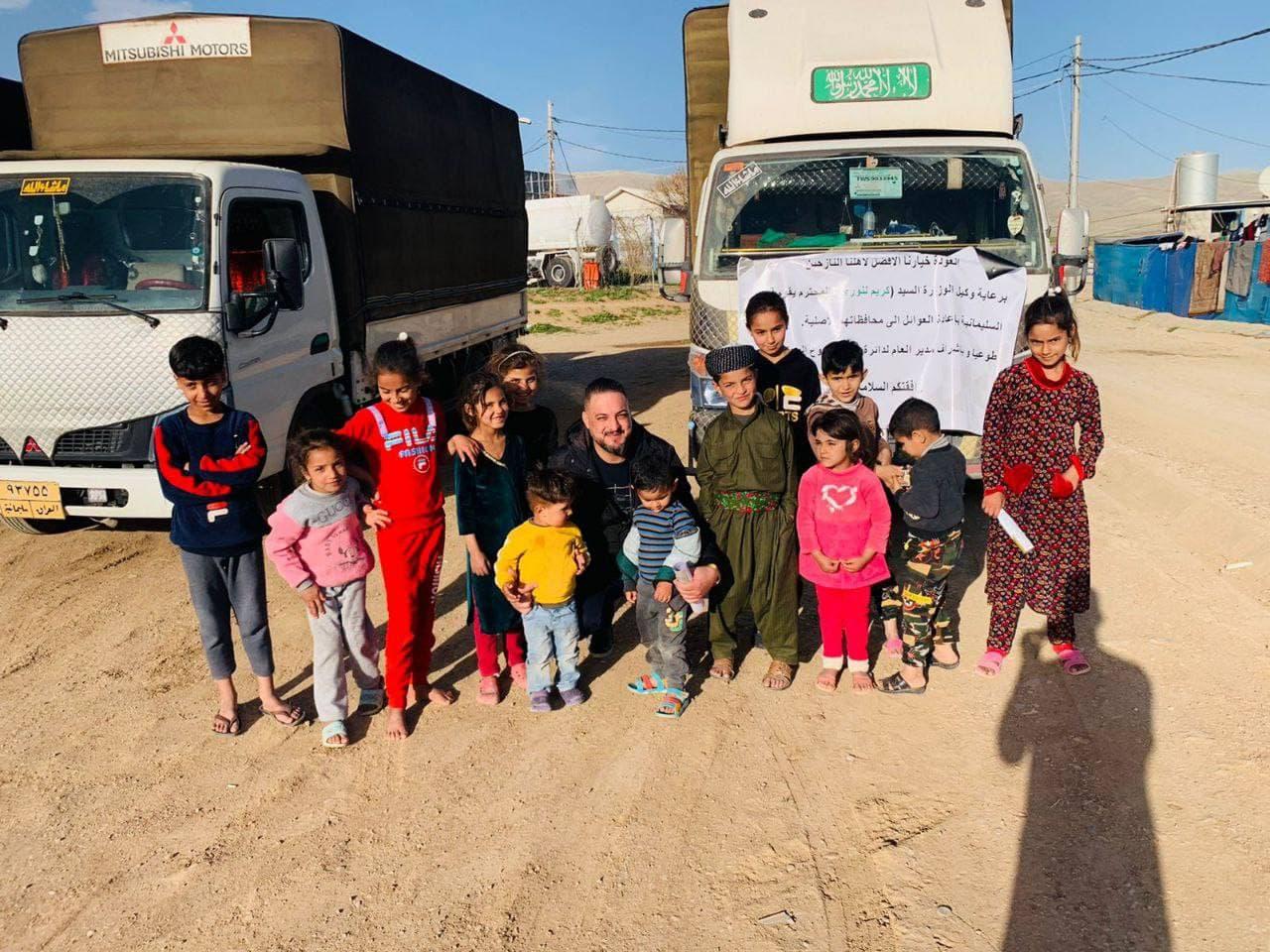 وزارة الهجرة. عودة (107) اسرة نازحة الى مناطقهم الاصلية