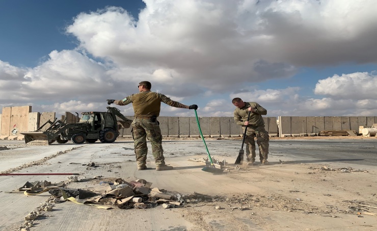 استهداف قاعدة تضمّ قوات للتحالف الدولي في العراق بصاروخين ولا ضحايا