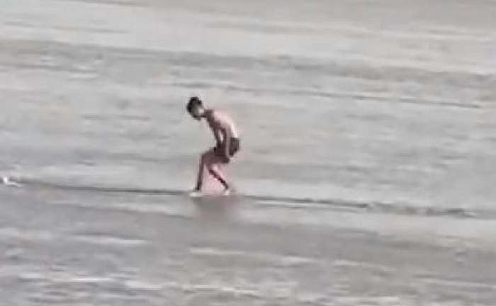 توضيح جديد من الموارد حول فيديو الشاب في نهر دجلة