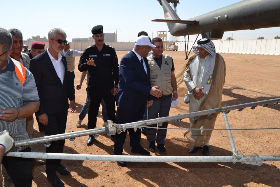 بالصور:انطلاق الحملة الجوية لمكافحة حشرة الدوباس على النخيل في كربلاء