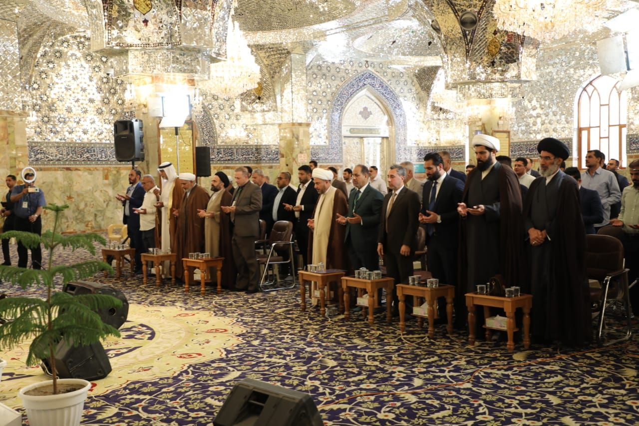 انطلاق فعاليات مسابقة النخبة الوطنية الثالثة عشرة القرآنية في رحاب مسجد الكوفة المعظم