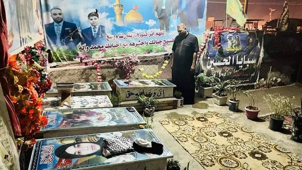 فقد أولاده الأربعة بحادث مؤسف في بيته ليتحول بعدها إلى حسينية.. هذا ما قدمته العتبة الحسينية المقدسة له.