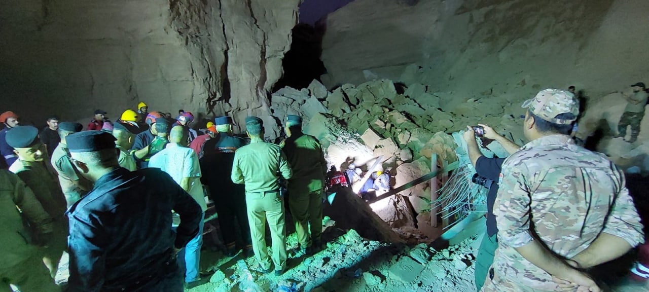 الدفاع المدني تحدد أسباب انهيار التربة في كربلاء