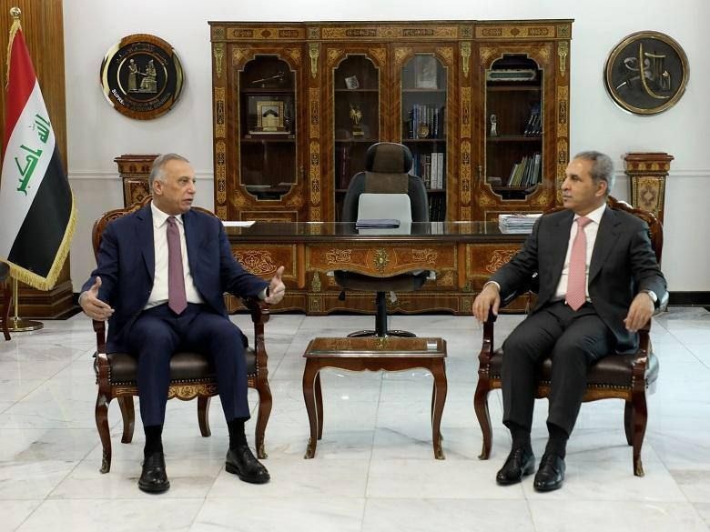 الكاظمي لزيدان: الحكومة مستعدة لدعم القضاة لأداء واجبهم الوطني