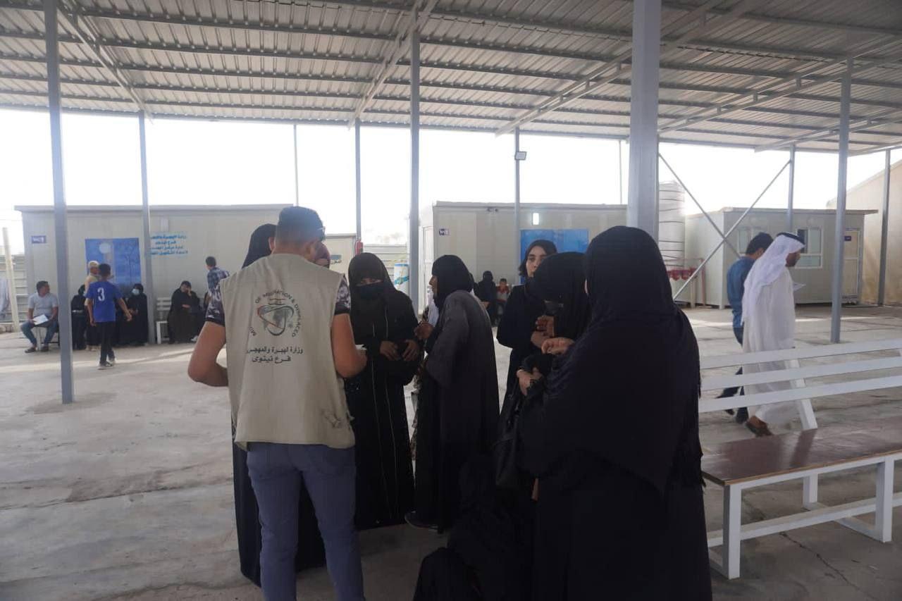 بالصور:عودة (138) نازحاً من مخيمات نينوى الى مناطق سكناهم الأصلية