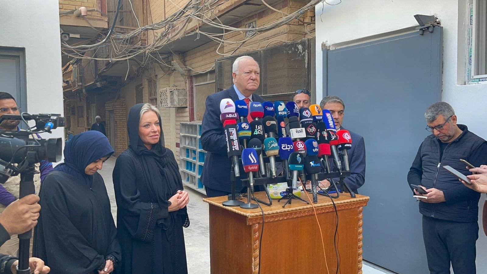 فيديو:حديث بلاسخارت بعد لقاء المرجع السيستاني في النجف