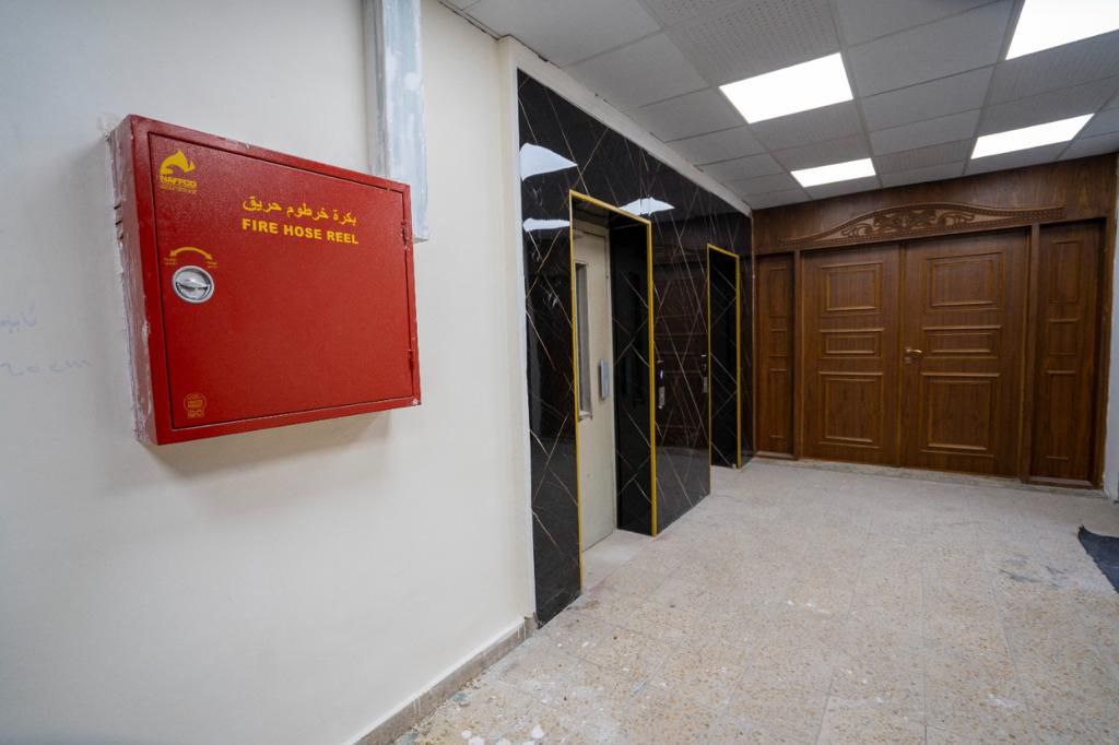 بالصور:العتبة الحسينية تعيد تأهيل مبنى للوقف الشيعي في بغداد