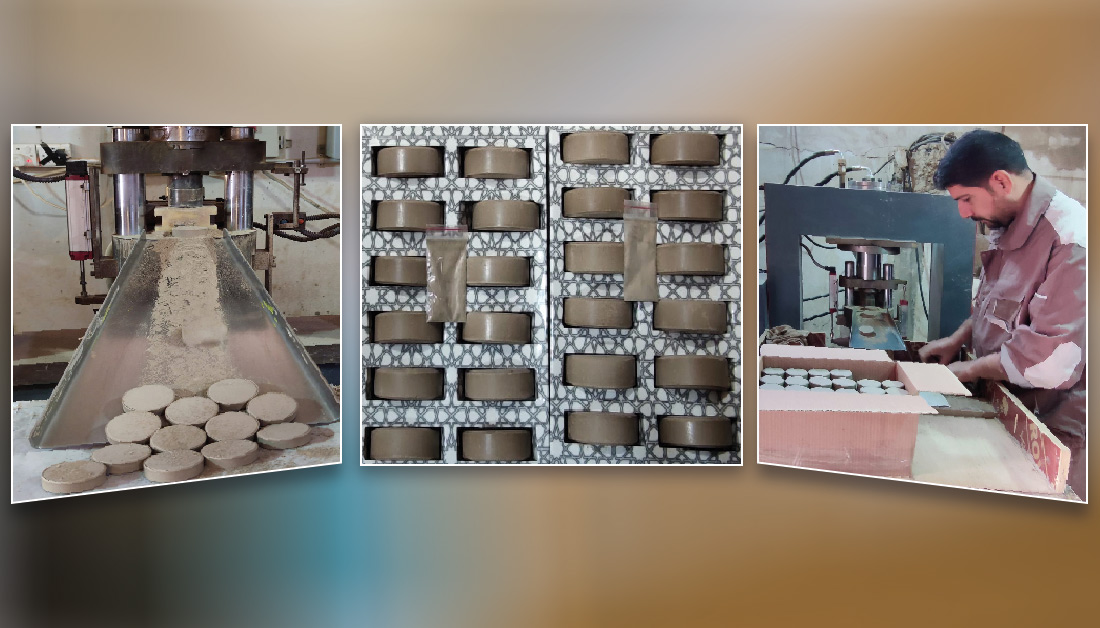 معمل متخصص بصناعة المسبحة وتربة الصلاة ينتج اكثر من مليون وربع المليون تربة يمزج تراب قبر الامام الحسين (ع) بماء العلقمي من مرقد العباس (ع)