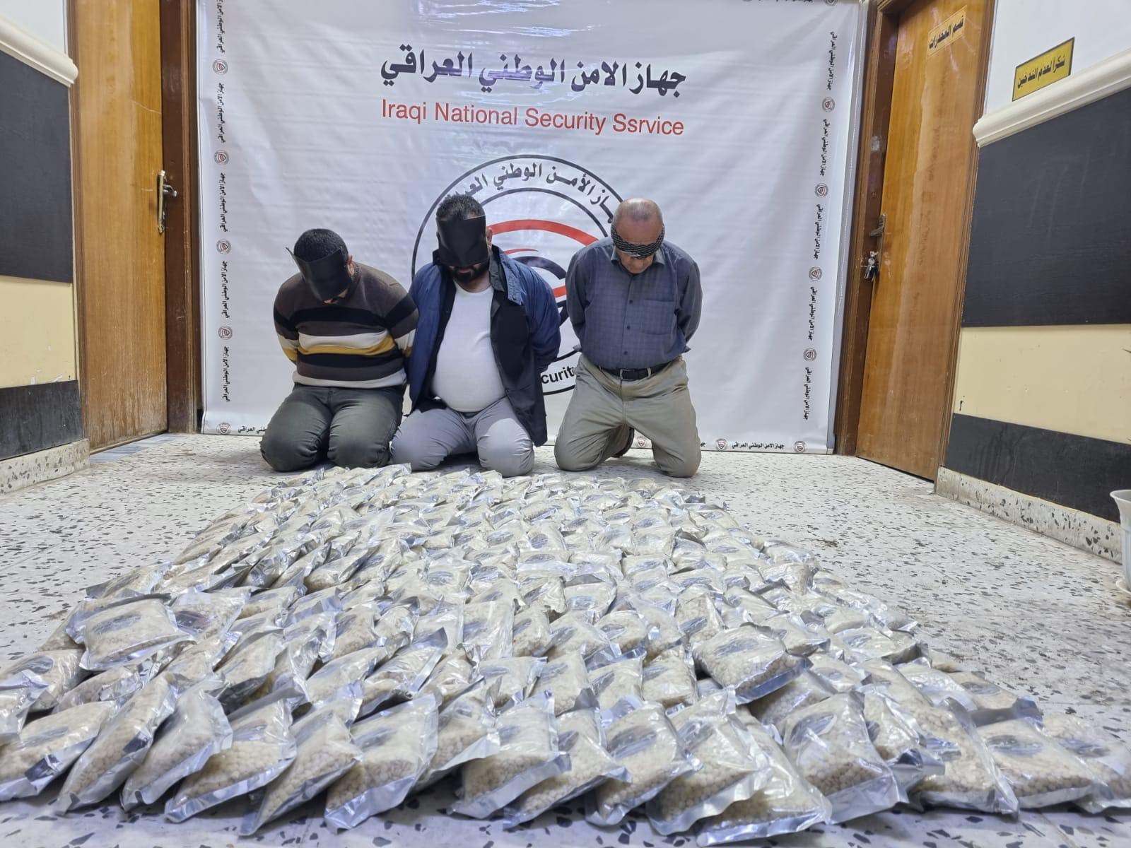 الأمن الوطني يفكك شبكة لتجارة المخدرات ويضبط أكثر من(٤٠٠) ألف حبة مخدرة في نينوى