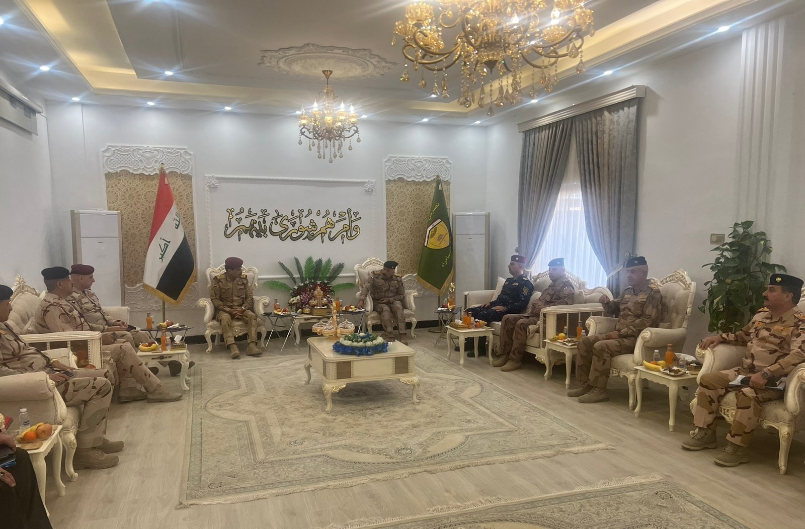 رئيس أركان الجيش يصل سامراء