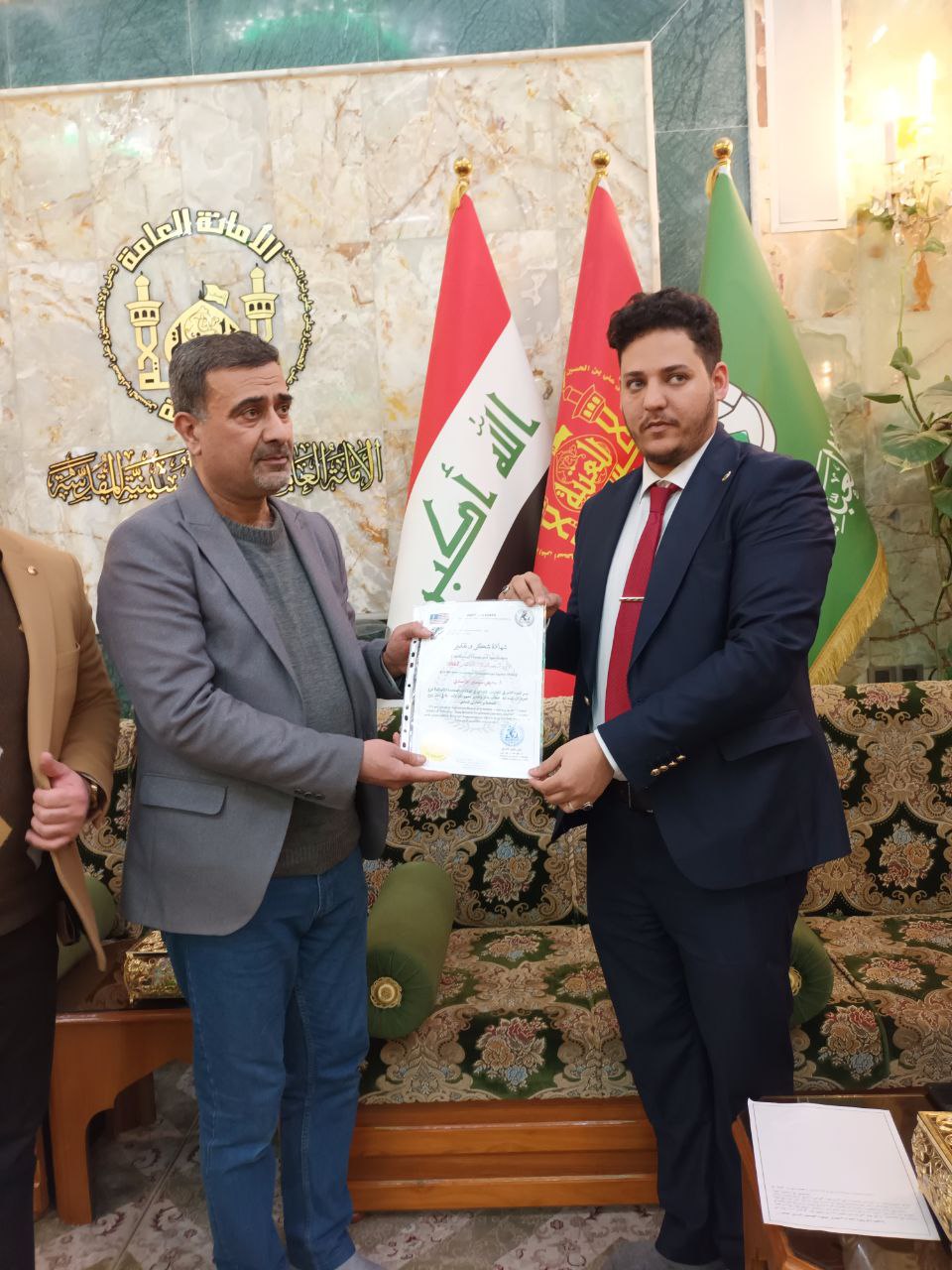 اختارتهم كأبرز الشخصيات الانسانية لعام 2022:منظمة دولية تكرم ثلاثة شخصيات من العتبة الحسينية المقدسة