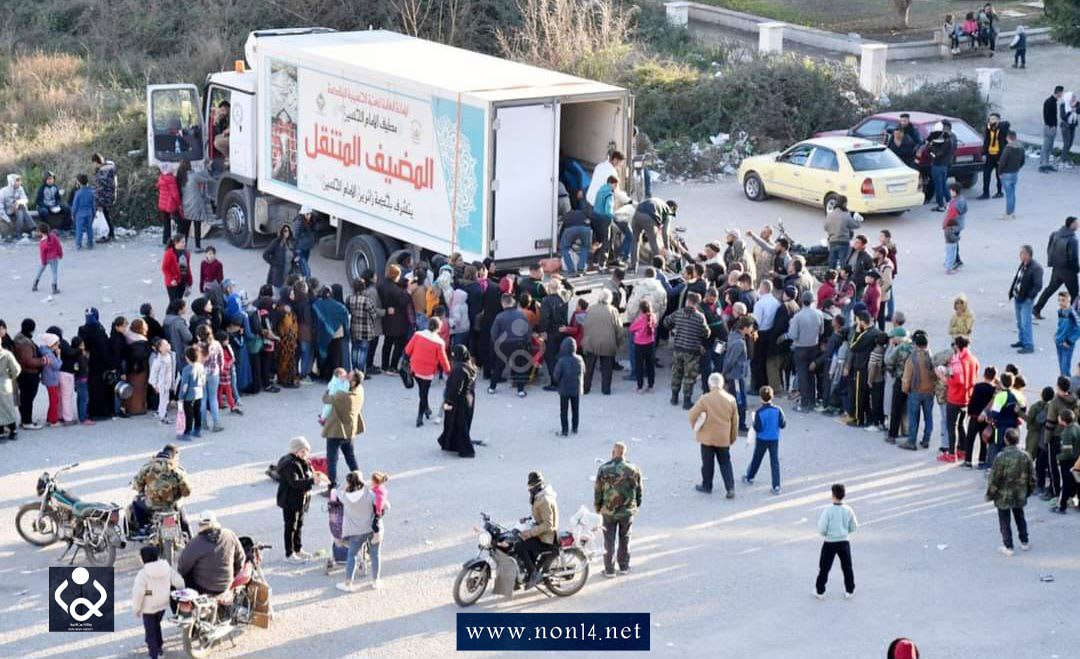 مضيف الامام الحسين (ع) يوزع  (٢٢٨) الف وجبة طعام على منكوبي زلزال سوريا (صور)