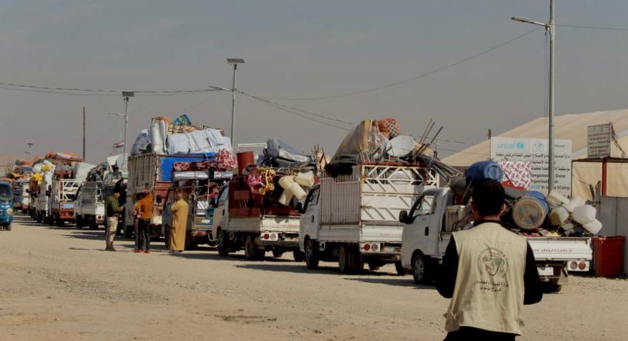 وزير الهجرة تعلن عودة (95) نازحاً إلى قريتي العكيدات وفارس الطعان