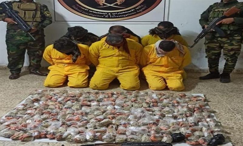 القبض على 6 أجانب بحوزتهم مواد متفجرة حاولوا دخول الحدود بطريقة غير شرعية بنينوى