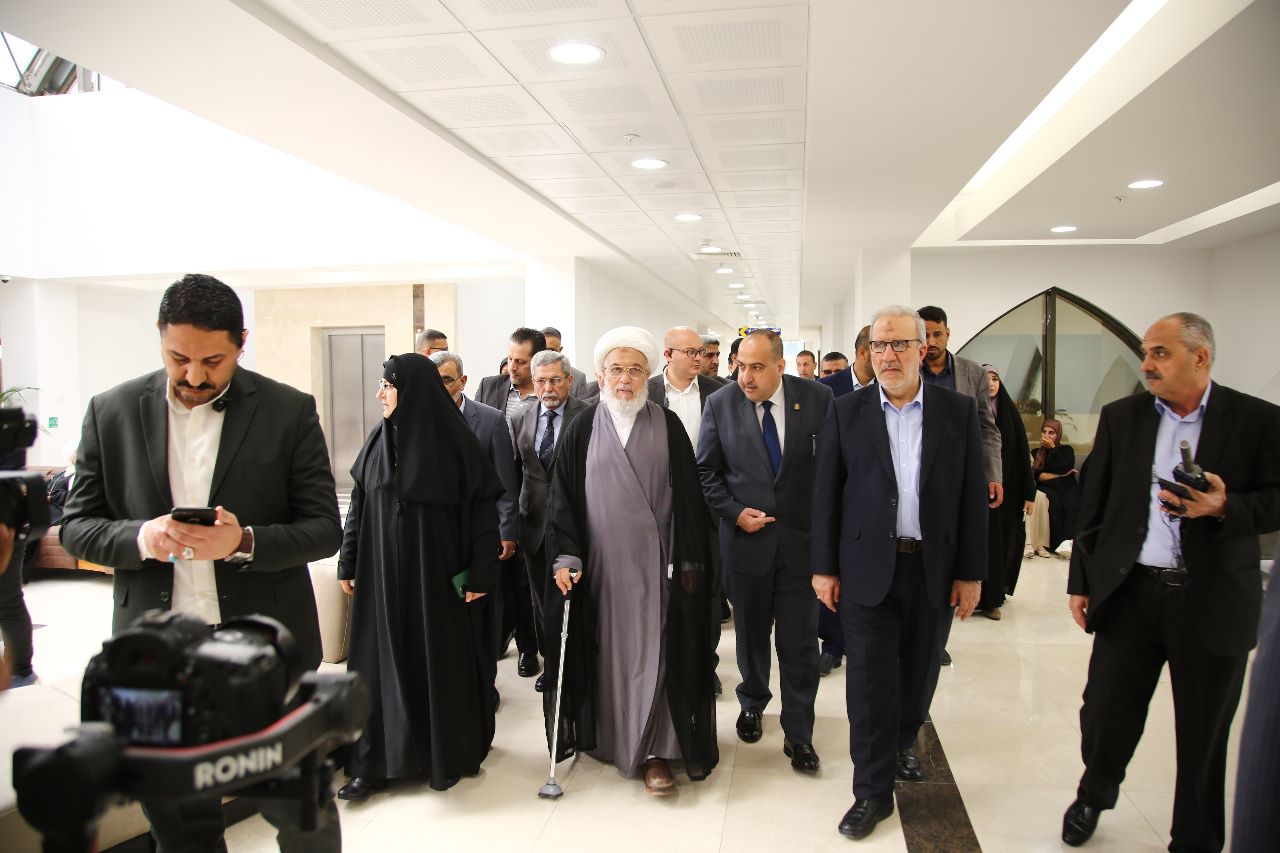 ممثل السيستاني خلال افتتاحه مختبرات رصينة في جامعة الزهراء : هدفنا النهوض بالمستوى العلمي للجامعات واخلاقيات المهنة (فيديو)