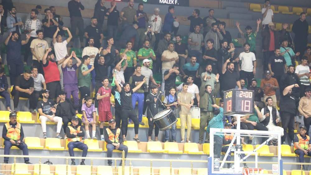 طرد جمهور الشرطة في الدوري العراقي للسلة