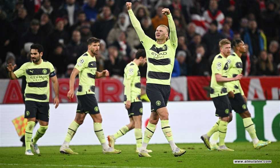 مانشستر سيتي يتغلب على البايرن ويقابل ريال مدريد في نصف نهائي دوري الأبطال