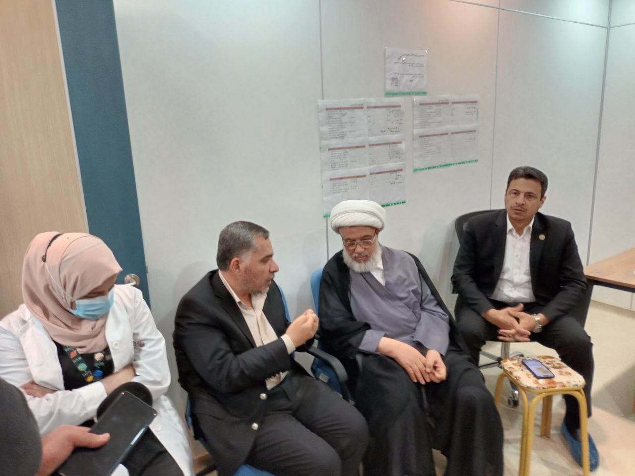 خلال زيارته  لمستشفى المجتبى :ممثل السيستاني يتفقد مرضى اجريت لهم عمليات زراعة نخاع العظم(فيديو)