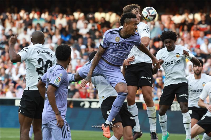 ريال مدريد  يخسر بنتيجة (0-1) امام فالنسيا