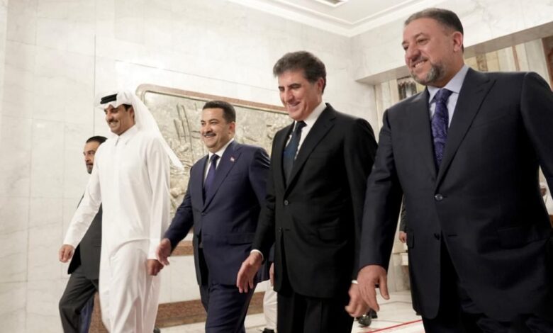 مكتب السوداني يكشف تفاصيل إعلان النوايا المشترك والاتفاقيات المبرمة بين العراق وقطر