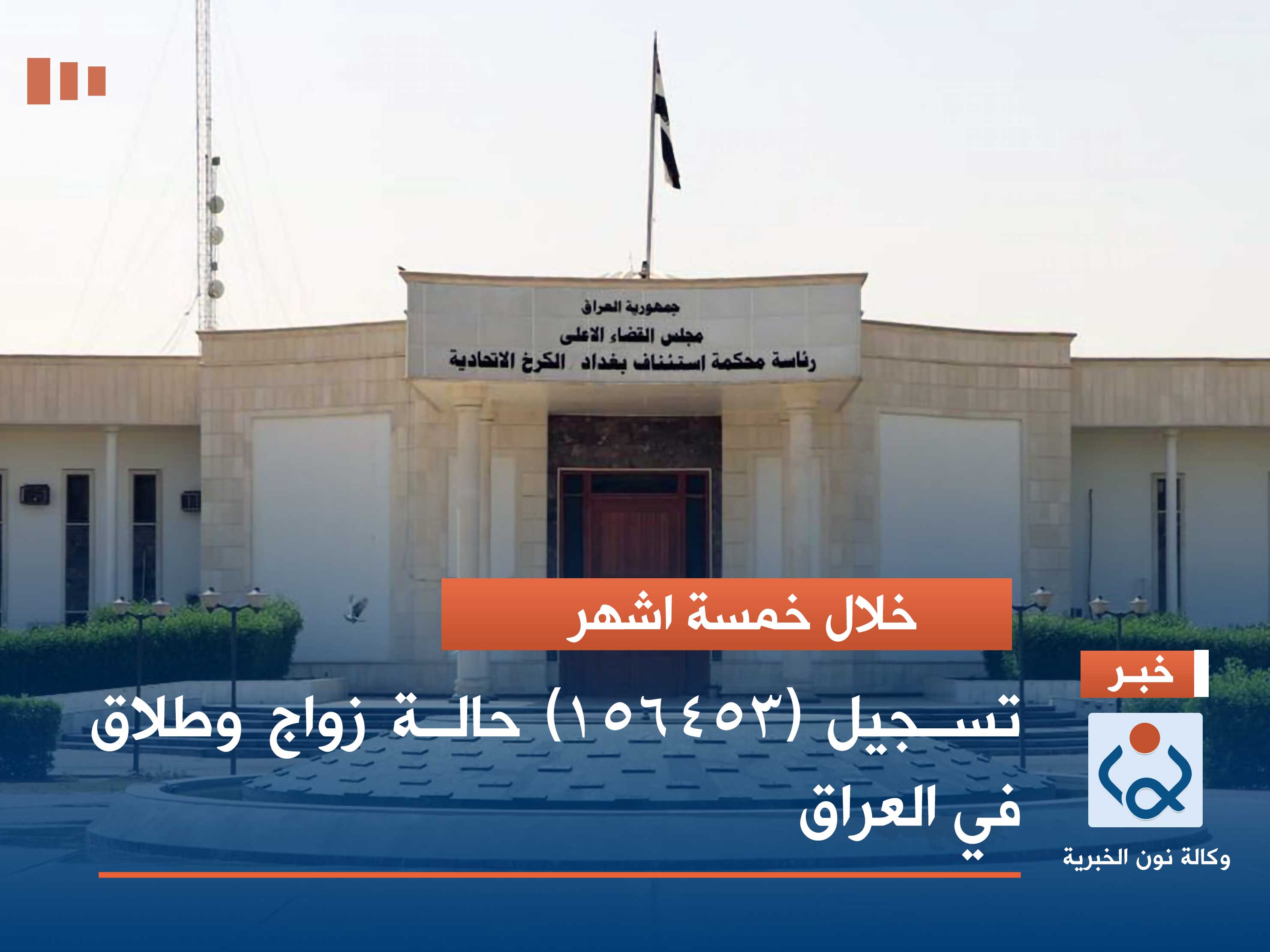 خلال خمسة اشهر في العراق  (34) حالة زواج و(8) حالات طلاق في الساعة الواحدة