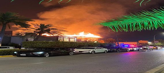 فرق الدفاع المدني تخمد حريقين منفصلين في بنايتين ببغداد