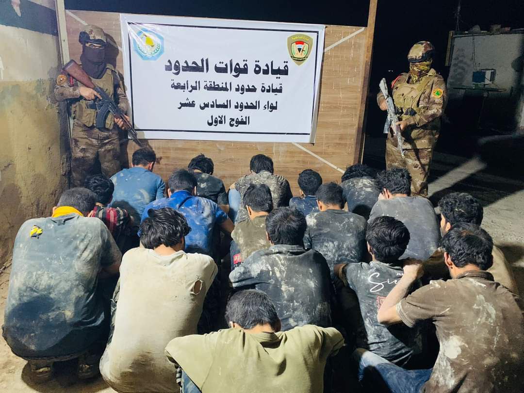 القبض على (17) متسللا أجنبيا حاولوا اجتياز الحدود