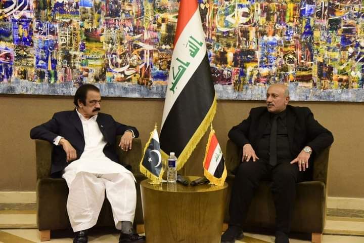 محافظ كربلاء يبحث مع وزير الداخلية الباكستاني سبل التعاون والتسهيلات الخاصة بدخول الزائرين