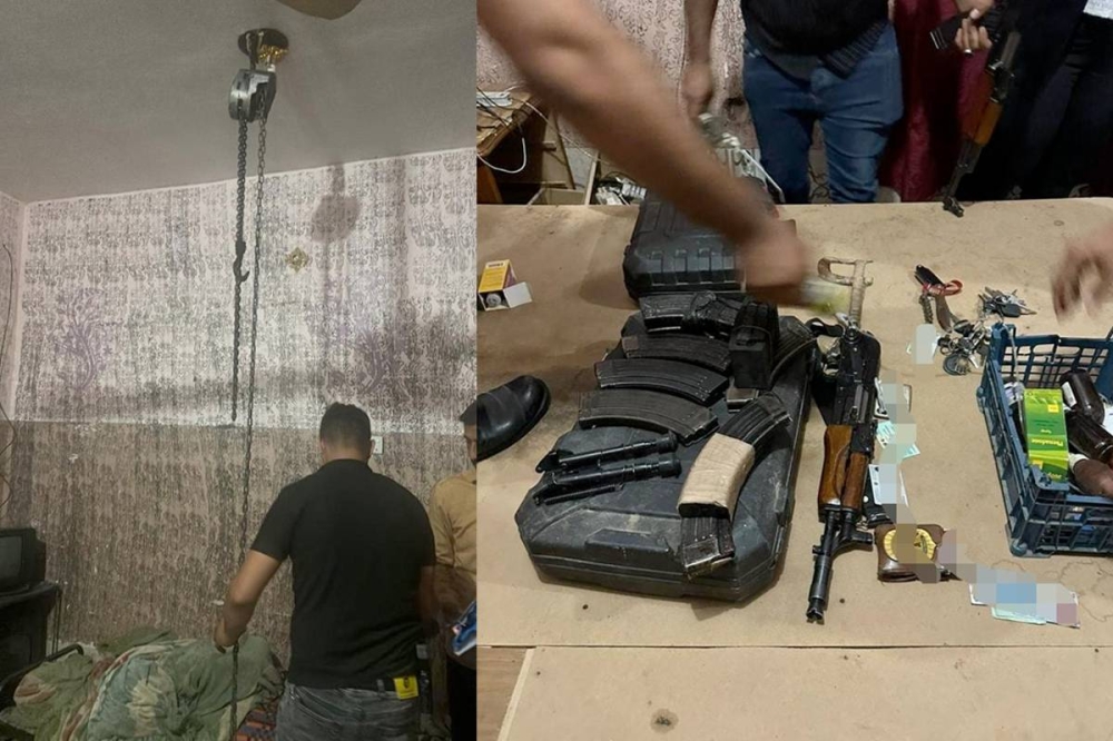 إنقاذ طفل علَّقه والده بسلسلة في سقف المنزل بالعراق