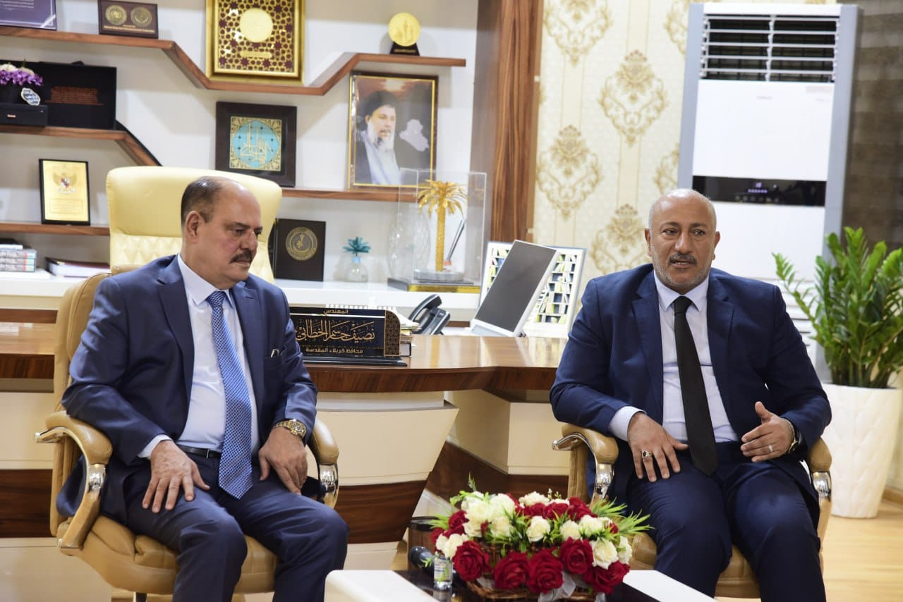 محافظ كربلاء لنقيب الصحفيين العراقيين: الاعلام المهني هو شريكنا في بناء المحافظة