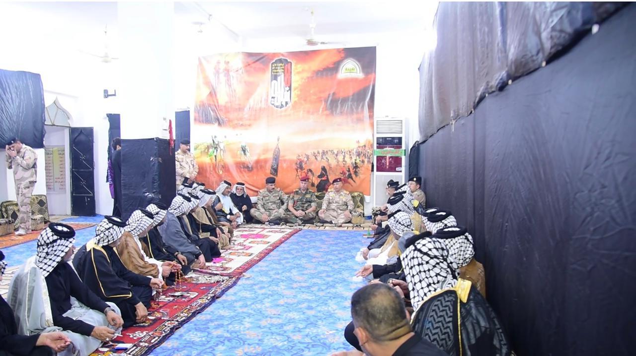 مؤتمر عشائري لدعم الأجهزة الامنية ونبذ النزاعات العشائرية في قضاء قلعة صالح جنوب ميسان