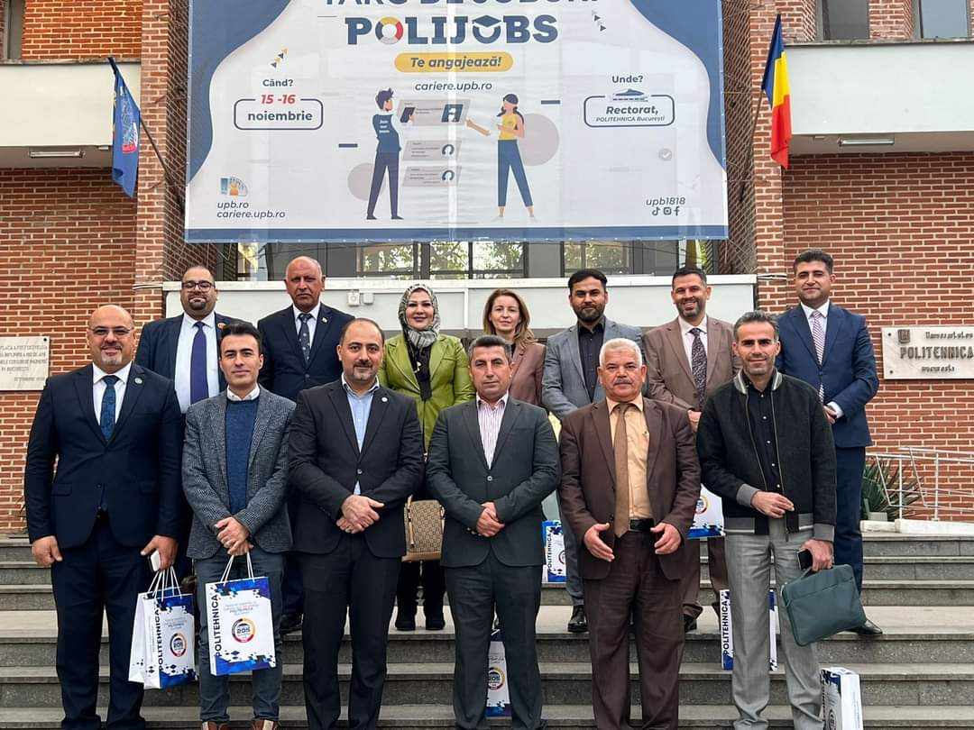 توقيعُ مذكّرة تفاهمٍ علميّ بين جامعتَيْ الفرات الأوسط التقنية وبوليتكنيك بوخارست