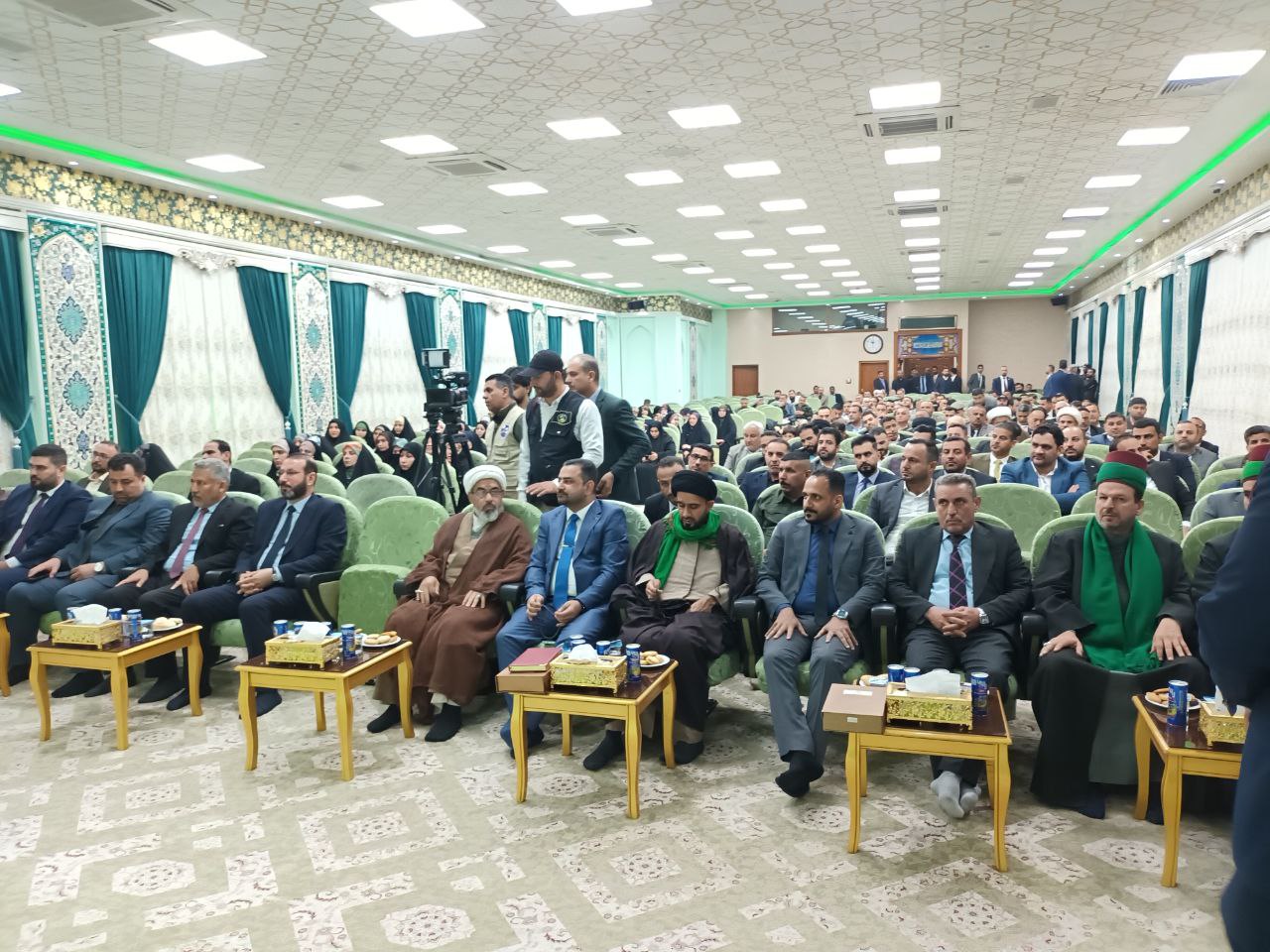 العتبة الحسينية تستضيف حفل تكريم  (١١٥) من حملة شهادات الدكتوراه من ذوي الشهداء