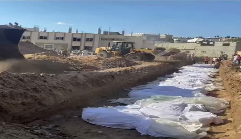 120مقبرة جماعية في غزة