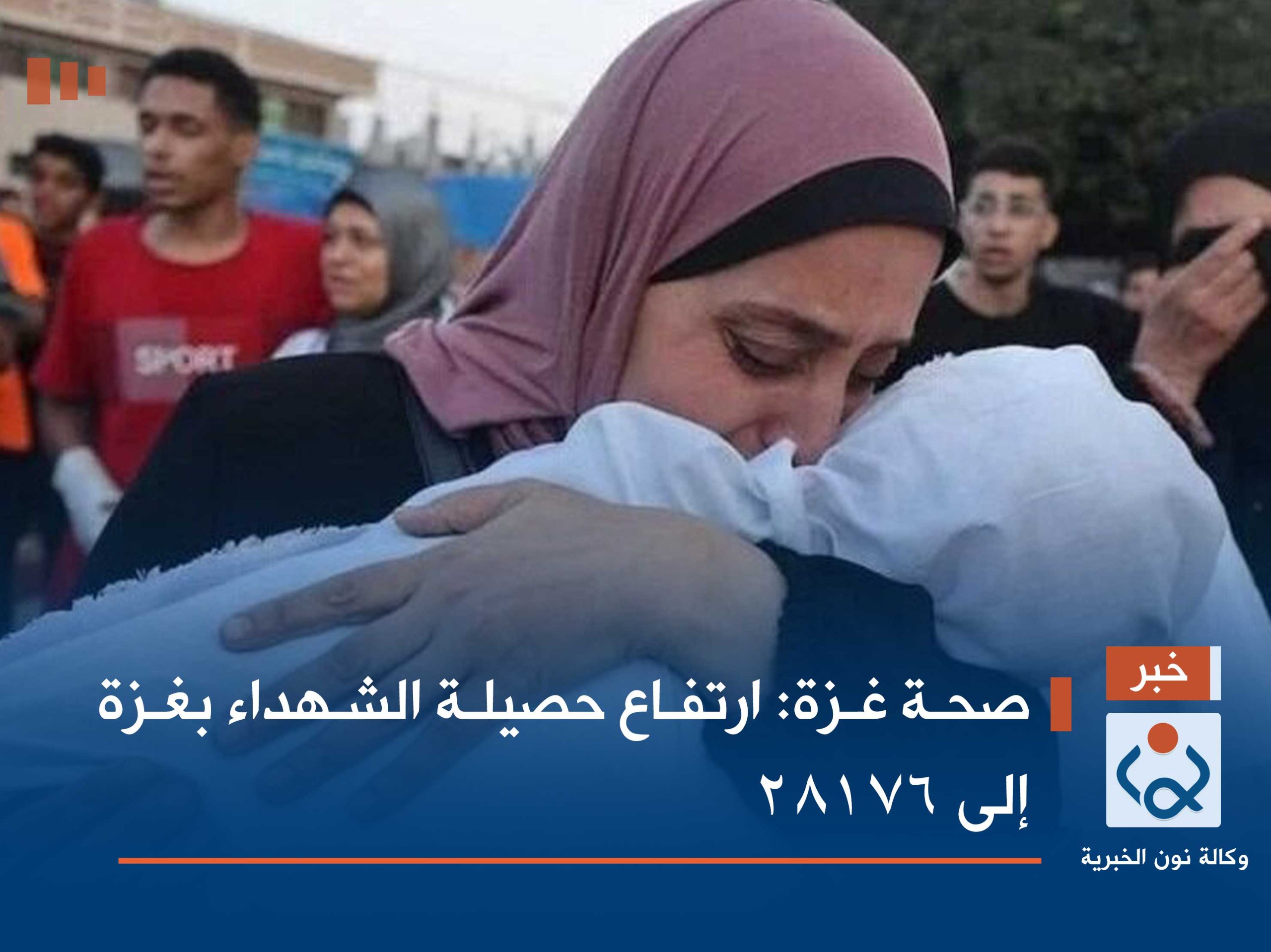 صحة غزة: ارتفاع حصيلة الشهداء بغزة إلى 28176