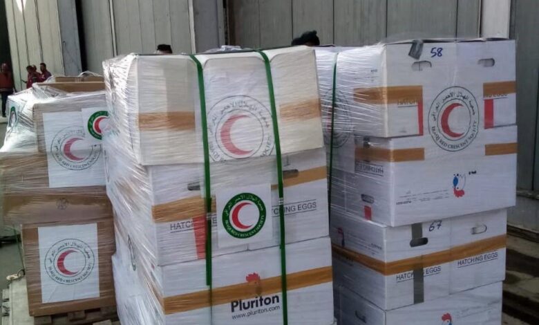 العراق يرسل مئات الأطنان من المساعدات الى الأردن لدعم غزة