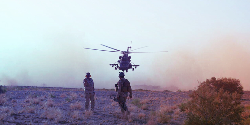 ضربات جوية على مواقع لداعش في تلال حمرين