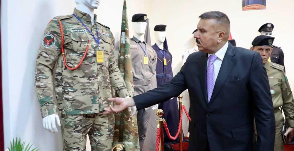 وزير الداخلية يفتتح معمل ألبسة منتسبي قوى الأمن الداخلي