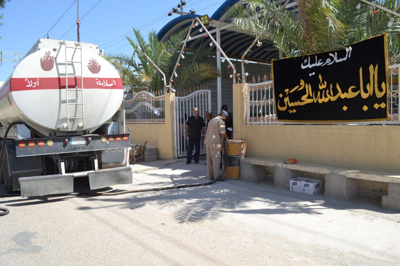 فرع كربلاء للمنتجات النفطية: اكثر من (37) مليون لتر من المشتقات وزعت في زيارة محرم