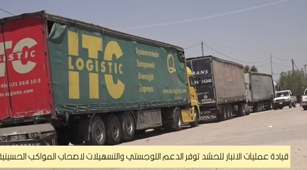 نقل كميات كبيرة من الثلج من محافظات نينوى، صلاح الدين، والأنبار إلى كربلاء