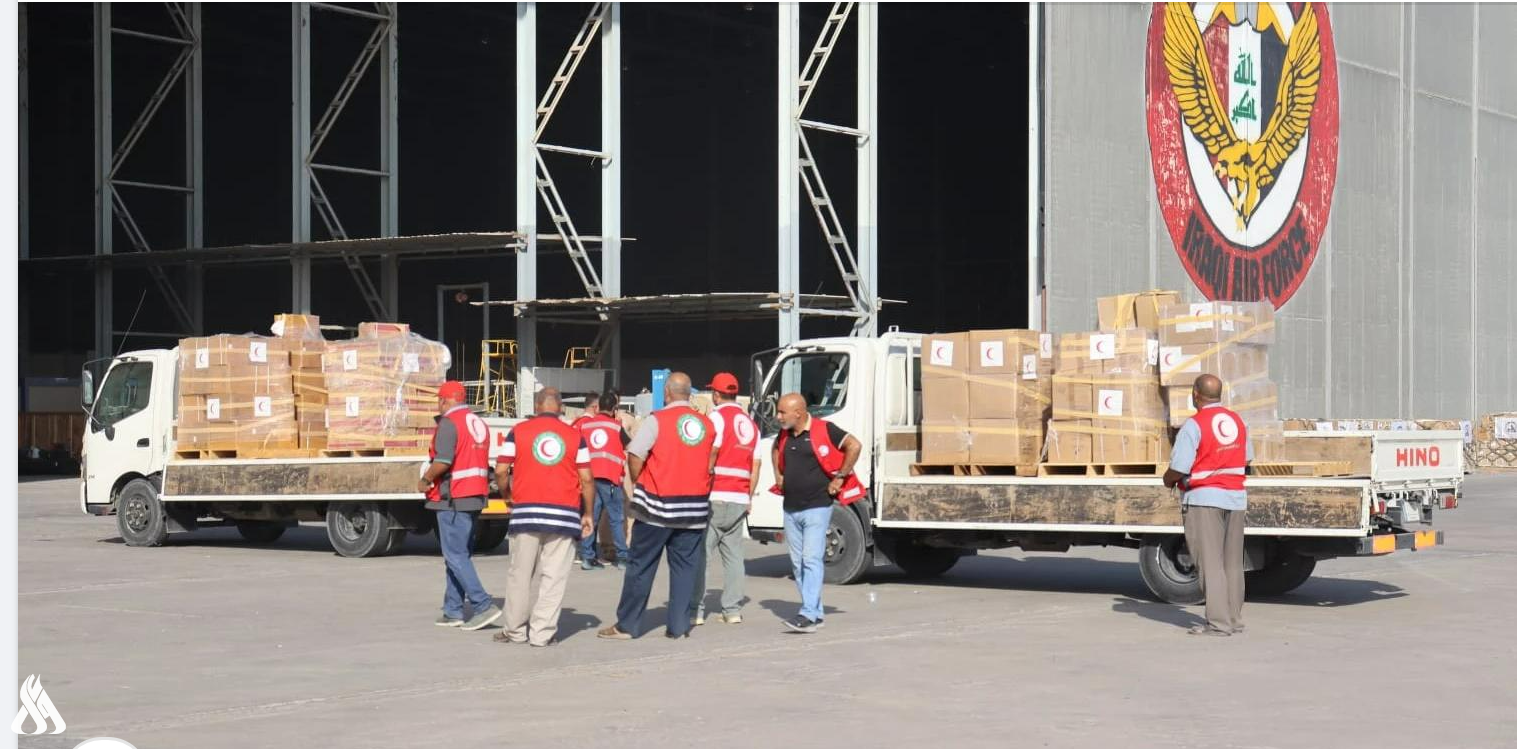 الهلال الأحمر العراقي يحصي حجم المساعدات المقدمة إلى غزة ولبنان ويؤكد وجود 22 الف لبناني متواجد بالعراق