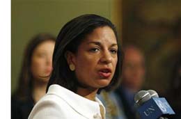 السفيرة الامريكية في الامم المتحدة تدعو علاوي الى تشكيل حكومة جديدة في أقرب وقت